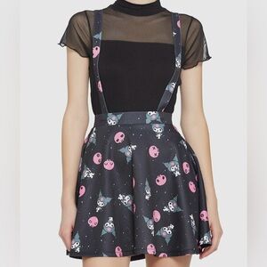 Kuromi Suspender Skirt by Sanrio x Bioworld – Size M – Excellent Condition